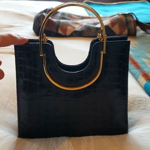 Vintage leather handbag